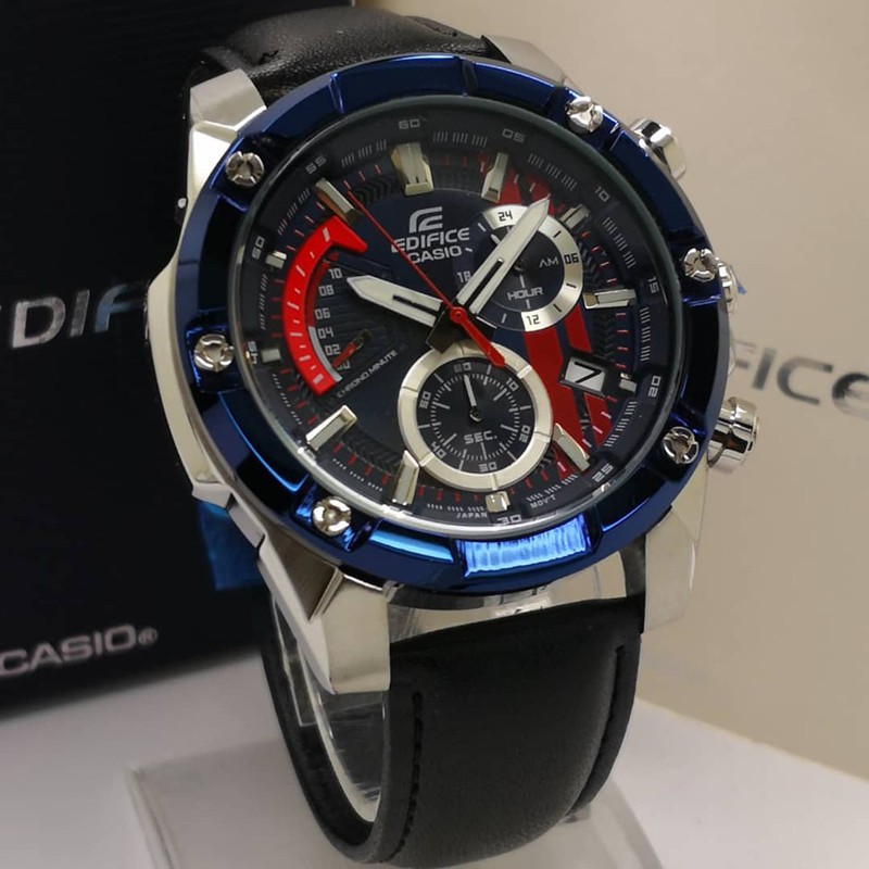 นาฬิกาข้อมือCasio Edifice EFR-559 Red Bull Racing Limited Edition สายหนังแท้ รุ่นสะสม