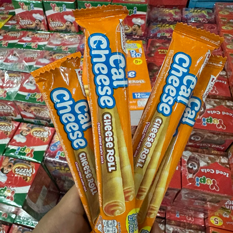 ชีสโรล เวเฟอร์สติ๊ก แคลชีส cal cheese 12 ชิ้น