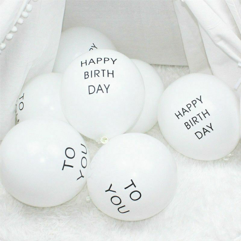 ขายส่งลูกโป่ง สกรีน HAPPY BIRTHDAY กับ TO YOU ขนาด 12" (แพ็ค50ใบ)