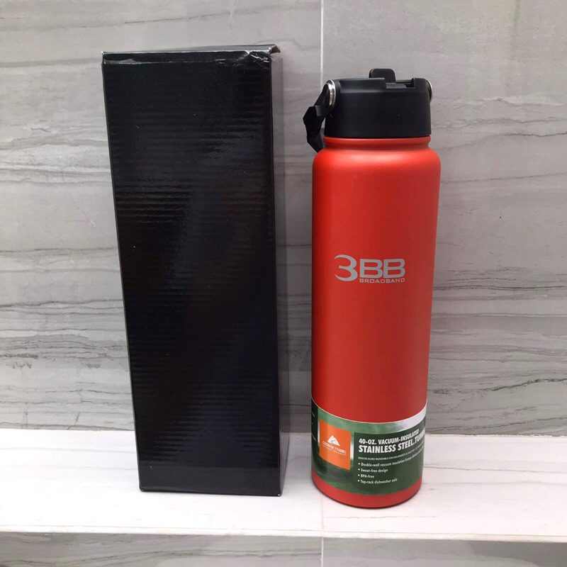 กระบอกน้ำสแตนเลส กระบอกน้ำ แบรนด์ 3BB ของใหม่ มือ 1 มาพร้อมกับขนาดที่พอเหมาะ จับถนัดมือ สะดวกทุกการพ