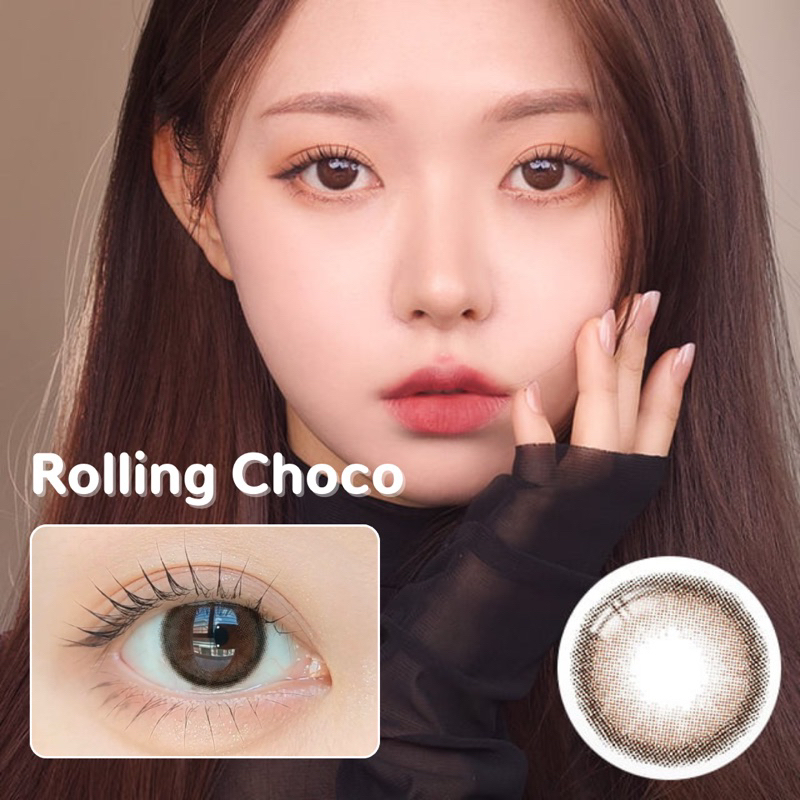 Mitunolens - Rolling Choco คอนแทคเลนส์รายปี คอนแทคเลนส์ญี่ปุ่น วัสดุ MPC