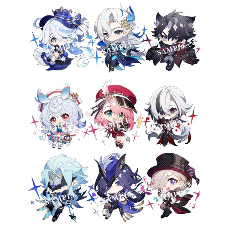 [พร้อมส่งบางชิ้น] พวงกุญแจ Genshin impact/ สินค้าแฟนเมด/ Furina