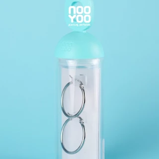 NooYoo ต่างหูสำหรับผิวแพ้ง่าย Hoop Earring 2.5cm Surgical Steel