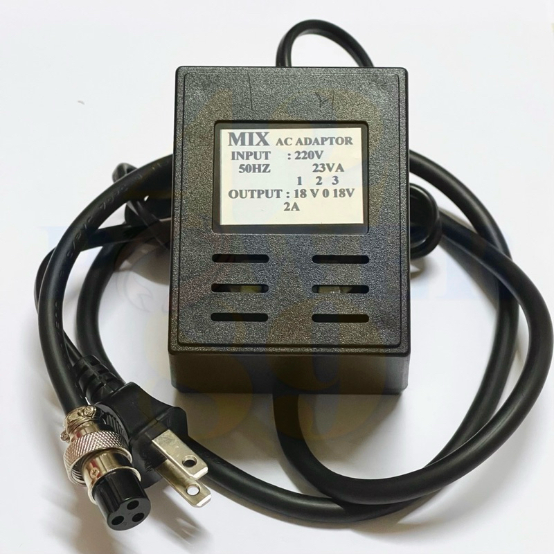 อะแดปเตอร์18V AC 2A มิกซ์ 3รู