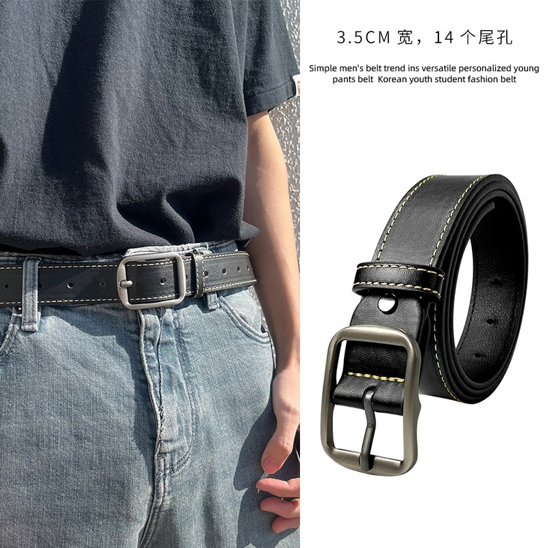 พร้อมส่งจ้า เข็มขัดผู้ชาย งานหนัง PU ใส่เท่ห์มาก