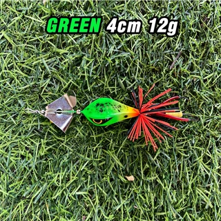 กบใบเคาะ ลั่นทุ่ง 4cm 12g กบใบพัด กบไม้ เหยื่อกบไม้ เหยื่อตกปลา ช่อน ชะโด ลั่นทุ่ง ไอ้ป๊อก