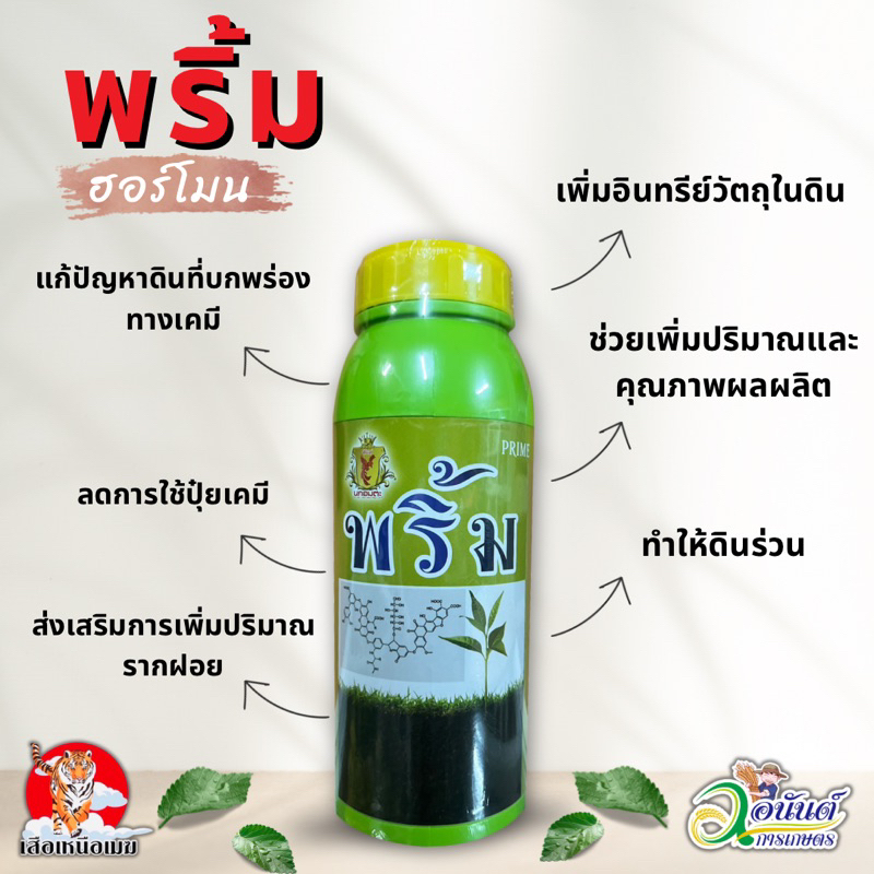 พริ้ม ฮอร์โมนน้ำส่งเสริมการเพิ่มบริมาณรากฝอย ขนาด1ลิตร (นกฟีนิกซ์)