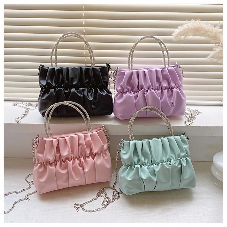 กระเป๋าผู้หญิงสะพายข้างหนัง pu มี 5 สีให้เลือก