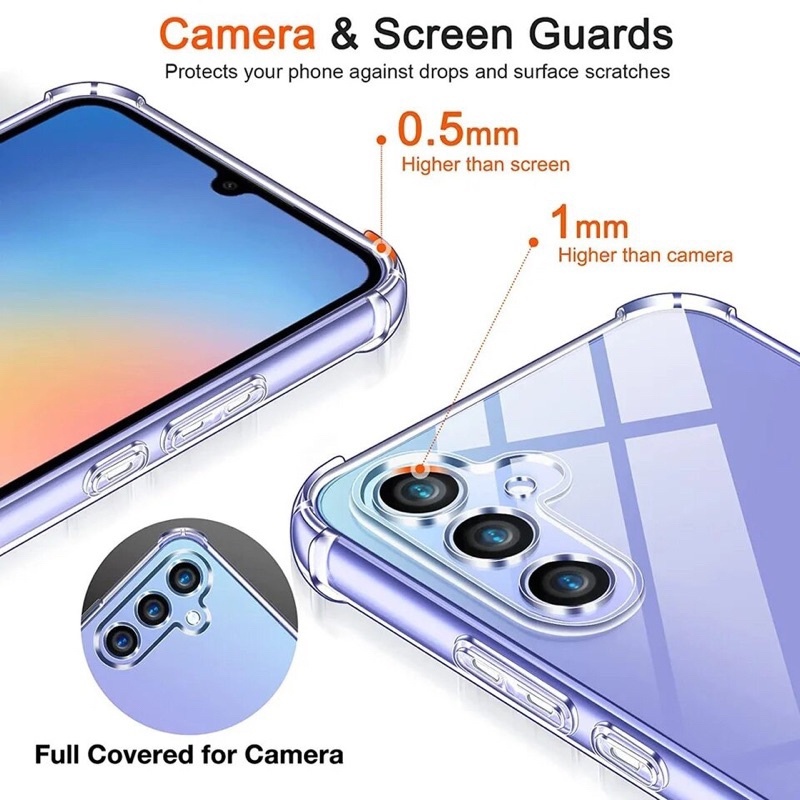 ส่งจากไทย งานดี เคสมือถือ เคสใสกันกระแทก TPU นิ่ม  case For Samsung Galaxy A05/A05s