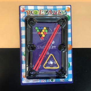 (ยกโหล 12 ชิ้น) No.306 snooker ของเล่น โต๊ะสนุ๊กเกอร์สำหรับเ…