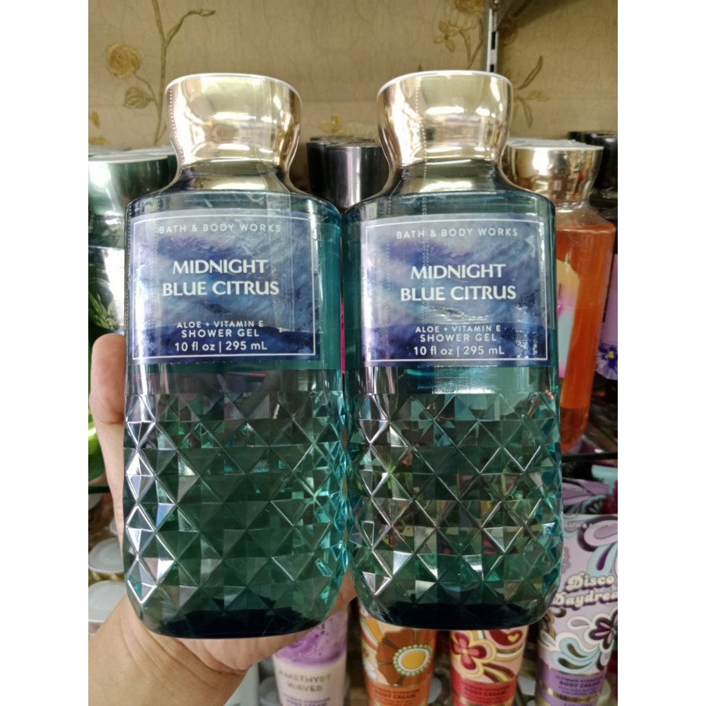 Bath & Body Works เจลอาบน้ำ Midnight Blue Citrus Shower Gel 295ml.ของแท้ (สินค้า1ชิ้น)