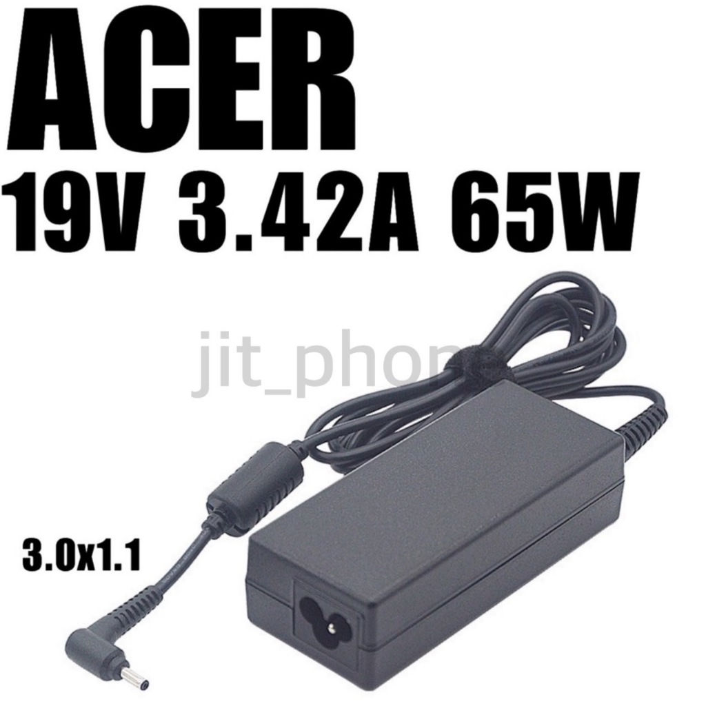 Acer Adapter  19V/3.42A 65W หัวขนาด 3.0*1.1mm สายชาร์จ Acer Swift 3 SF315-41G สายชาร์จ เอเซอร์ อะแดปเตอร์ Acer010