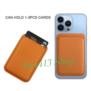 🇹🇭 Magnetic Card Holder Wallet กระเป๋าติดโทรศัพท์ใส่บัตร มีแถบแม่เหล็ก สำหรับโทรศัพท์ทุกรุ่น