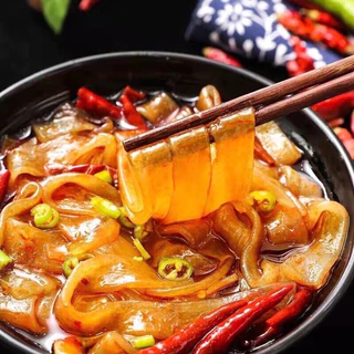 🔥 เส้นก๋วยเตี๋ยว เส้นมันเทศสุกี้จีน เส้นหนึบ หนานุ่มเคี้ยวหนึบอร่อย ห่อใหญ่200g