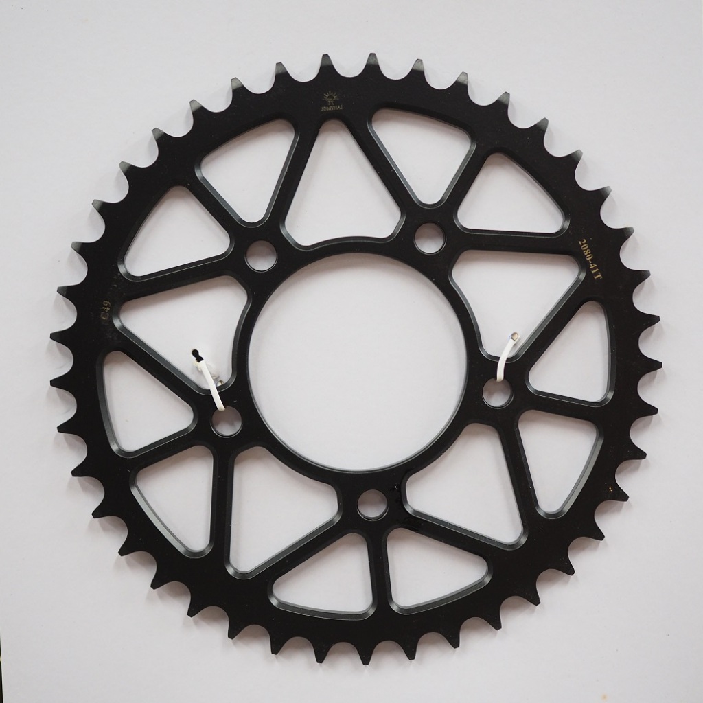 JT Jomthai จอมไทย สเตอร์หลัง เหล็ก ดำ Sprocket 520 Marchesini / OZ racing /PVM /BST /Rotobox 520 41T,42T,43T,44T,45T,46T