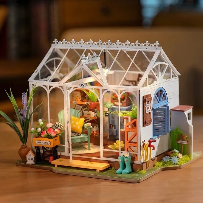 ส่งด่วนกทม.🏡 บ้านตุ๊กตา DIY ประกอบเอง Dreamy Garden House โมเดลบ้าน ของเล่น ของขวัญ Rolife DG163