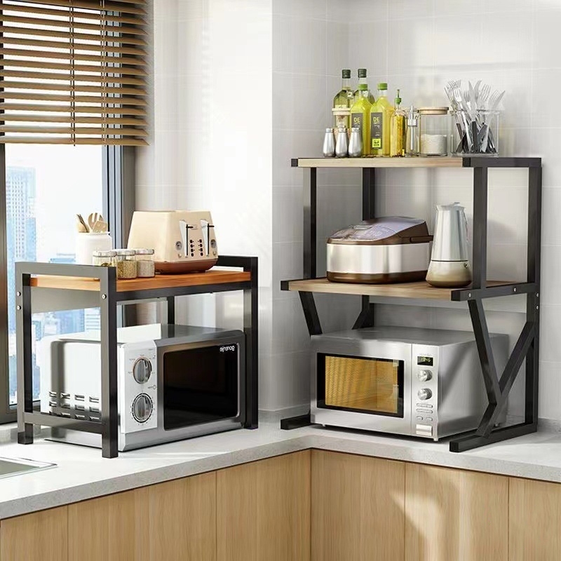 stainless YIK204 ชั้นวางของ วางไมโครเวฟ 1/2 ชั้น ชั้นเก็บของใช้ในครัวเรือน ชั้นวางอเนกประสงค์