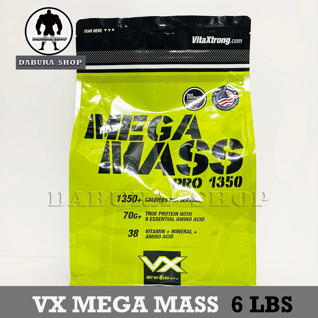 VX VITAXTRONG MEGA MASS PRO 1350 6 LBS เพิ่มน้ำหนัก เพิ่มกล้ามเนื้อ