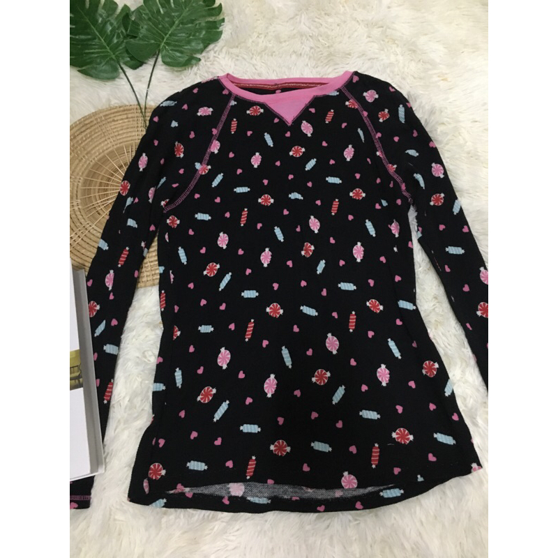 เสื้อแขนยาว ไหมพรม ผ้ามือ1 อก 32 ยาว24"  (ZB2310-1154)