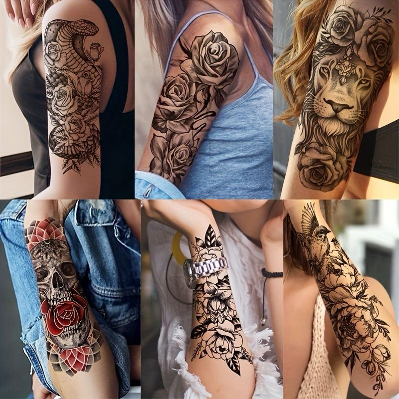 Fake wound face tattoo  ติดผิว รอยสักแขนผู้หญิงเท่ๆชิคๆ