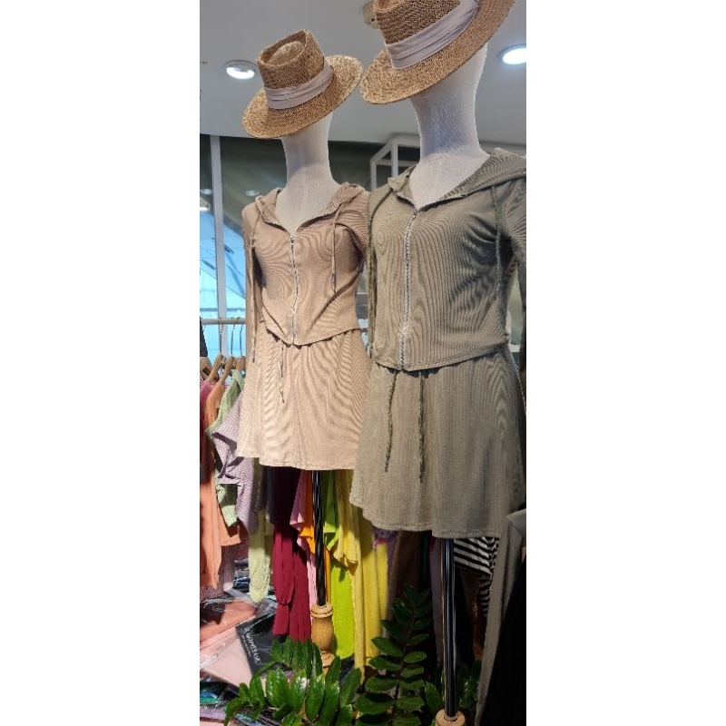 เซ็ตฮู้ดกระโปรงสั้น👗