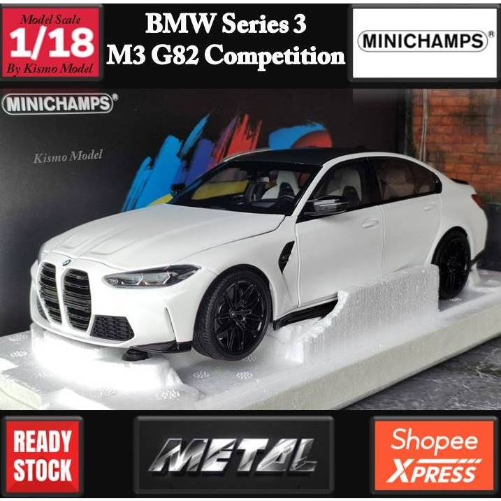 โมเดลรถBMWM3 1/18 โมเดลรถM3 โมเดลรถBMW โมเดลรถ BMW Series3 M3 G82 118 Minichamps ราคา ok โมเดลรถของข