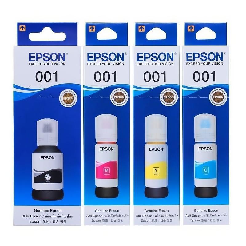 หมึก epson 001 หมึกแท้100% รุ่น L4100 L4200 L6100 L6200 L14100 series
