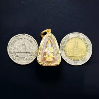 ท้าวเวสสุวรรณ จี้ท้าวเวสสุวรรณ พระทองหุ้ม เสริมเงินทอง โชคลาภ เสริมดวง ปลุกเสก💯คาถาบูชาใส่สร้อยทอง สร้อยพระ