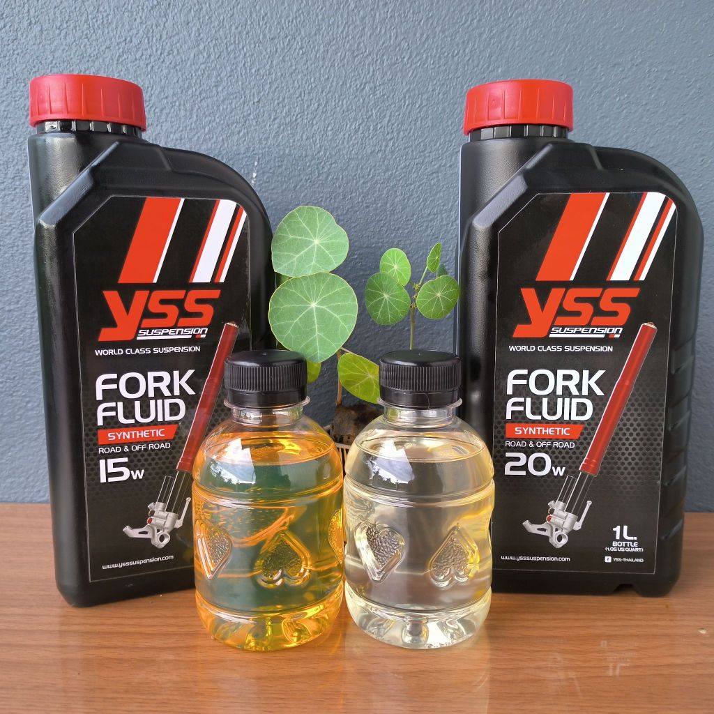 น้ำมันโช๊ค YSS FORK FLUID 20W,15W สังเคราะห์แท้ 100% [ราคา สินค้าแบ่งขาย] น้ำมันโช๊ค รับประกันของแท้