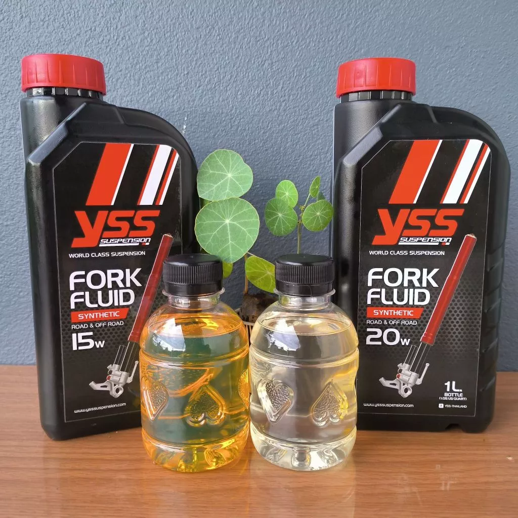 น้ำมันโช๊ค YSS FORK FLUID 20W,15W สังเคราะห์แท้ 100% [ราคา สินค้าแบ่งขาย] น้ำมันโช๊ค รับประกันของแท้