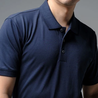 era-won เสื้อโปโล แขนสั้น ทรงสลิม Polo Shirt สี Navy