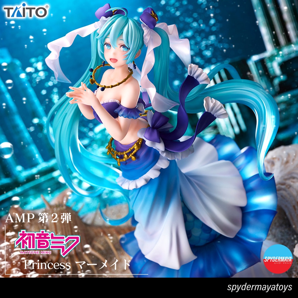 [พร้อมส่ง] ฟิกเกอร์ Hatsune Miku Princess Mermaid AMP - TAITO