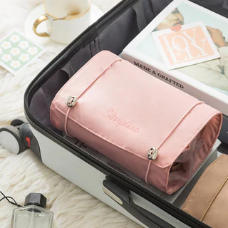 SimplusPink 4 in 1 กระเป๋าใส่อุปกรณ์อาบน้ำ ใส่เครื่องสําอาง พกพาสะดวก ความจุขนาดใหญ่ ถอดได้ ZENP017