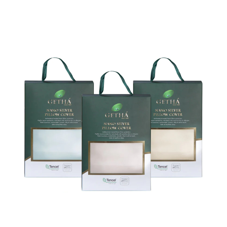 Getha ปลอกหมอน รุ่น Tence (M) ผลิตจากเส้นใยธรรมชาติ เป็นมิตรกับสิ่งแวดล้อม ซักทําความสะอาดได้
