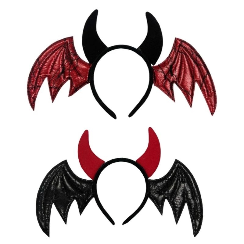 ร้านไทย ที่คาดผมฮาโลวีน ปีกค้างคาว เขา Devil Halloween