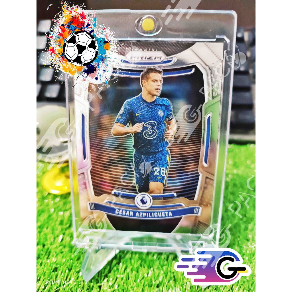 การ์ดนักฟุตบอล 2021-22 Panini Prizm Premier League  chelsea cesar azpilicueta