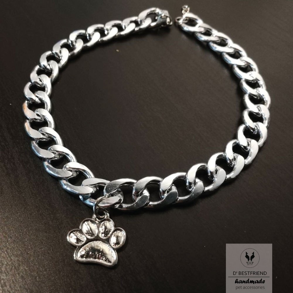 สร้อยคอสุนัข สร้อยคอแมว รุ่นT-paw2