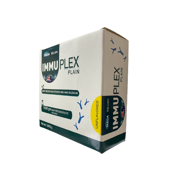 Immuplex อิมมูเพล็กซ์ เวย์โปรตีน ไอโซเลต 1 kg Mega We Care เมก้า วีแคร์ เวย์โปรตีนไอโซเลต