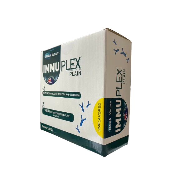 Immuplex อิมมูเพล็กซ์ เวย์โปรตีน ไอโซเลต 1 kg Mega We Care เมก้า วีแคร์ เวย์โปรตีนไอโซเลต