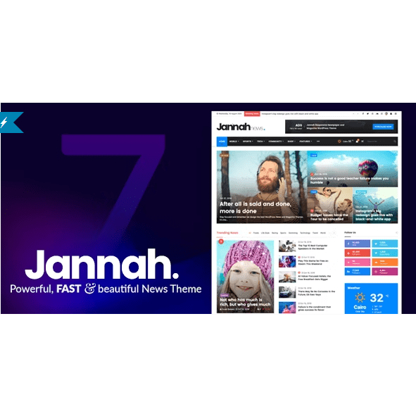 Jannah | Newspaper Magazine News BuddyPress AMP (Version 7.0)