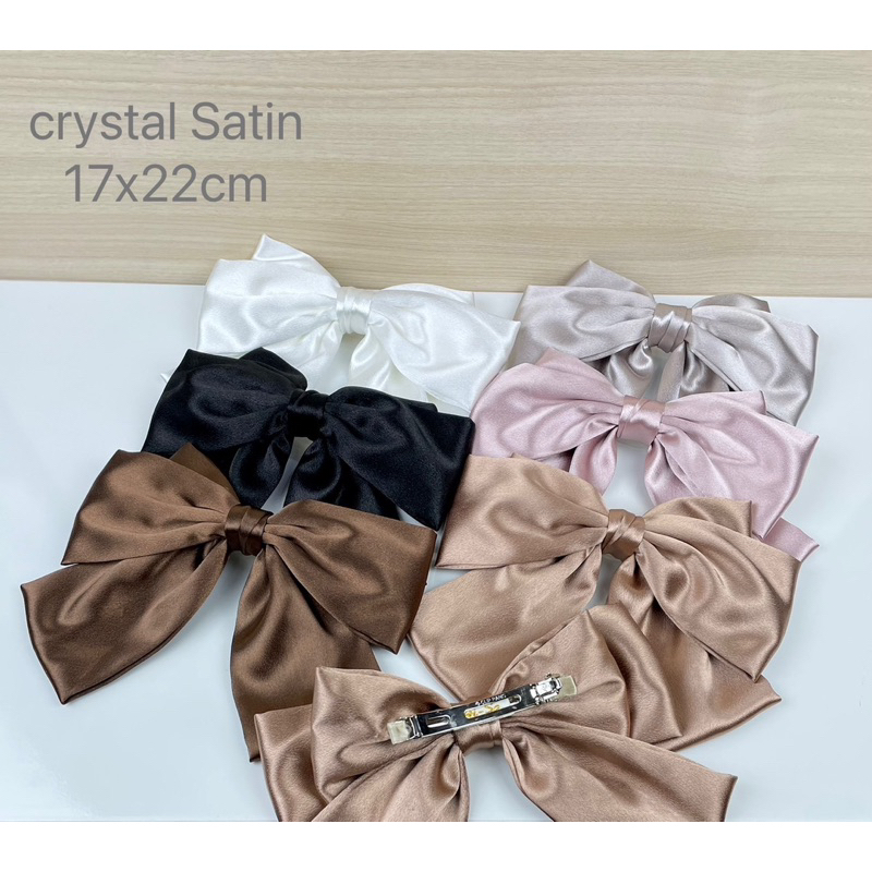 กิ๊บโบว์คริสตัลชาตินสามชัันจัมโบ แฟชั่นงานHiso💕