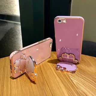 เคส คิตตี้ ขาตั้งได้ สำหรับ Samsung A02S A03S C55 M55 A71 A22 A12 A53 A52 A52S A04S A13 4G 5G A23 A50 A30S ลายน่ารัก