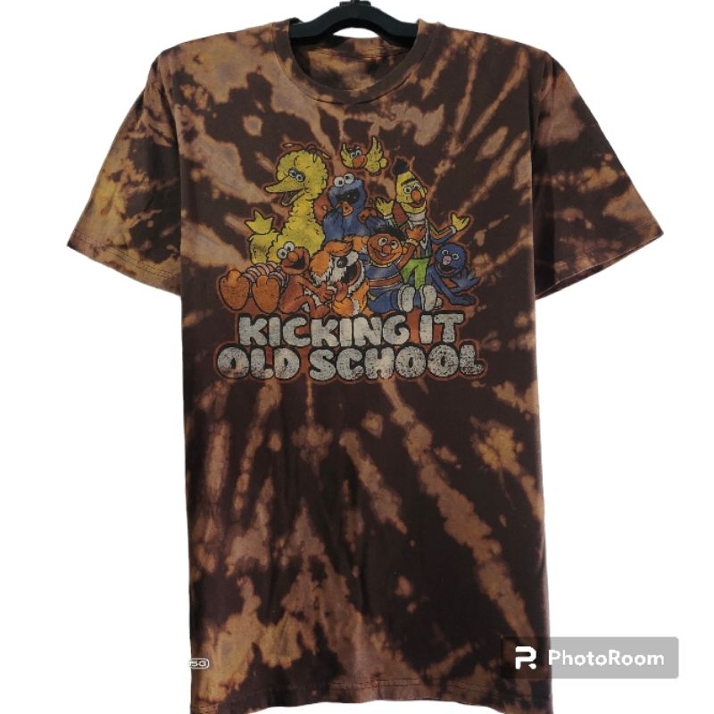 เสื้อยืดมัดย้อมSesame Street