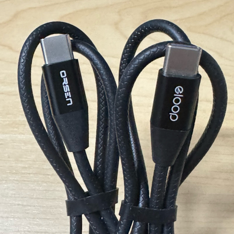 Eloop By Orsen สายชาร์จ แบตสำรอง มือถือทุกรุ่น สำหรับหัว Type-C ยาวประมาณ 50 cm รองรับ 2.1A รองรับชาร์จเร็ว