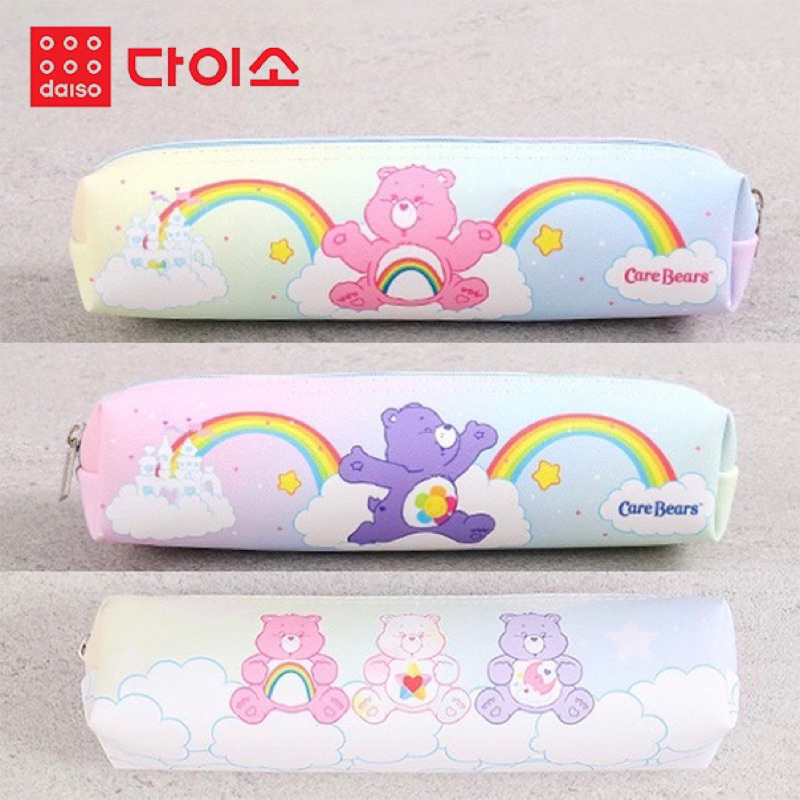 Daiso Care Bears Pencil Case กระเป๋าใส่ดินสอ จาก Daiso เกาหลี