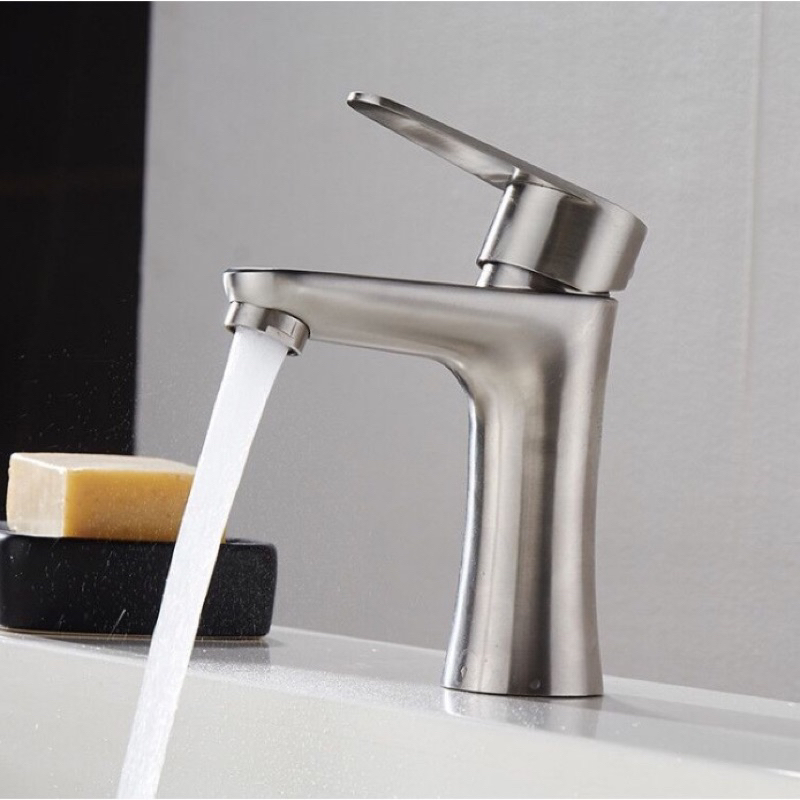 ก๊อกอ่างล้างหน้า ( แบบหัวยก ) สเตนเลส304 โต 2 นิ้ว (SUS304）XS-06