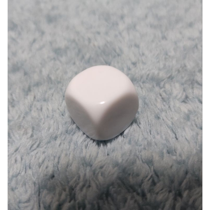 Dice ลูกเต๋าหน้าเปล่า ( 6หน้า ) ขนาด 1.6 ซม. (ราคาต่อชิ้น)