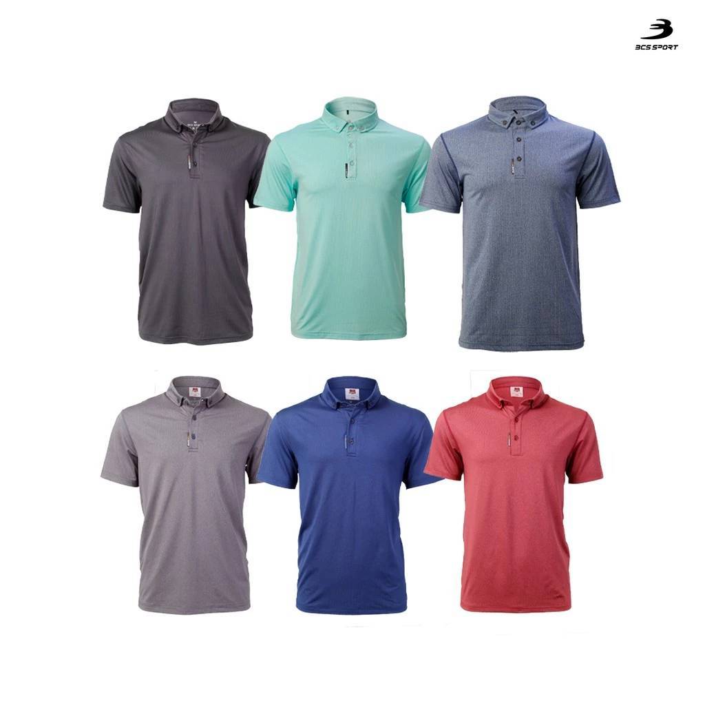 BCS SPORT (บีซีเอส สปอร์ต) เสื้อโปโล BCS รหัส R716 BCS NANO MESH POLO เสื้อโปโลกีฬา มี 6 สี ขนาด S-3L