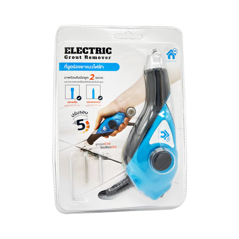 สินค้าใหม่!! เครื่องขูดร่องยาแนวไฟฟ้า พร้อมใบมีดขูดร่องยาแนว ELECTRIC GROUT REMOVER