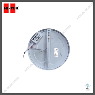 HI-TEK โคมดาวน์ไลท์ LED ติดลอย ขอบขาว กลม รุ่นECO 6W, 12W, 18W แสงขาว โคมไฟ ไฮ-เทค